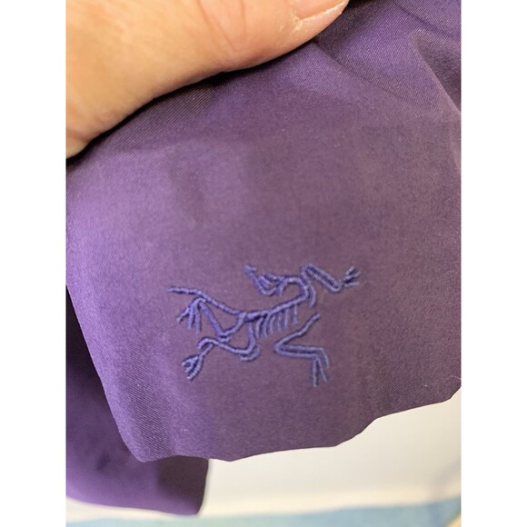 Arcteryx Sylva Gore Women's Size Large Purple Parka Windstopper Jacket - Picture 4 of 11